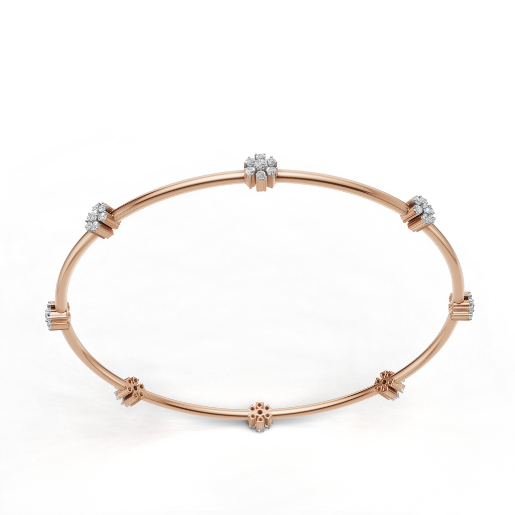 Petal Cascade Bangle