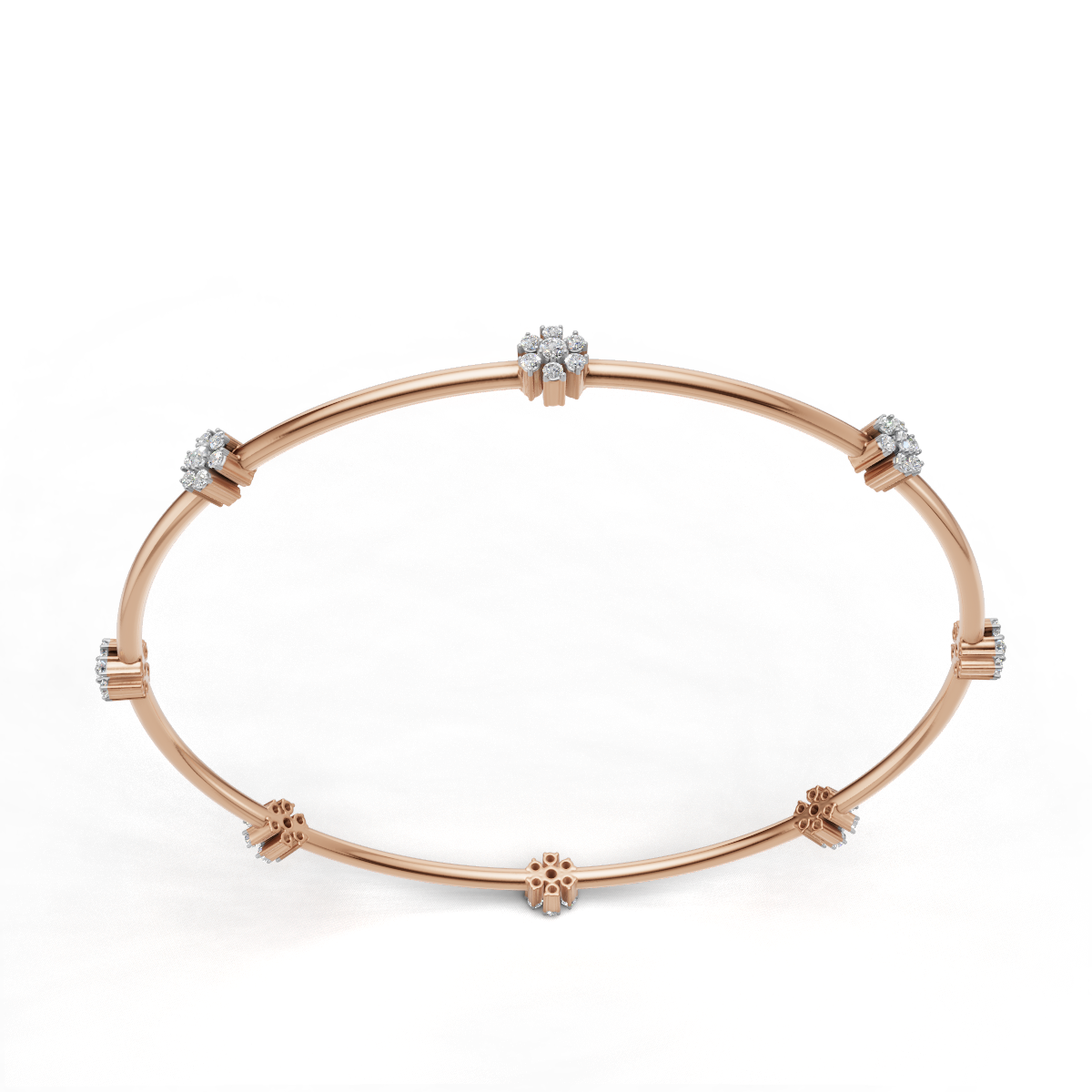 Petal Cascade Bangle