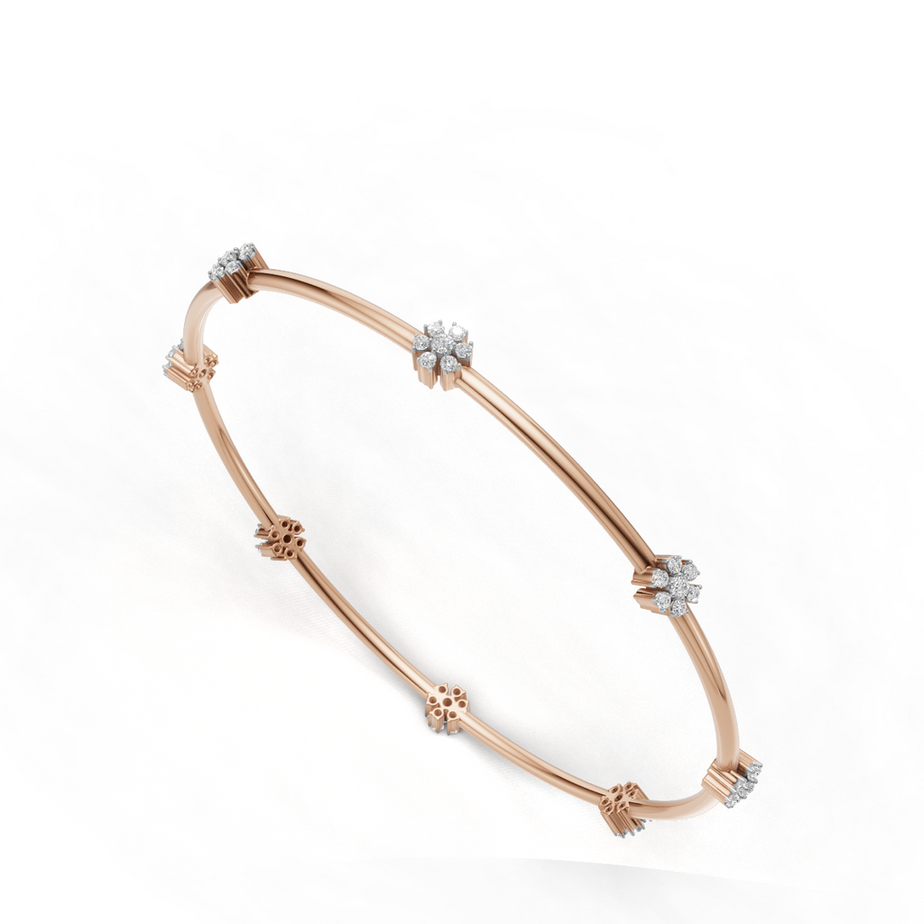 Petal Cascade Bangle