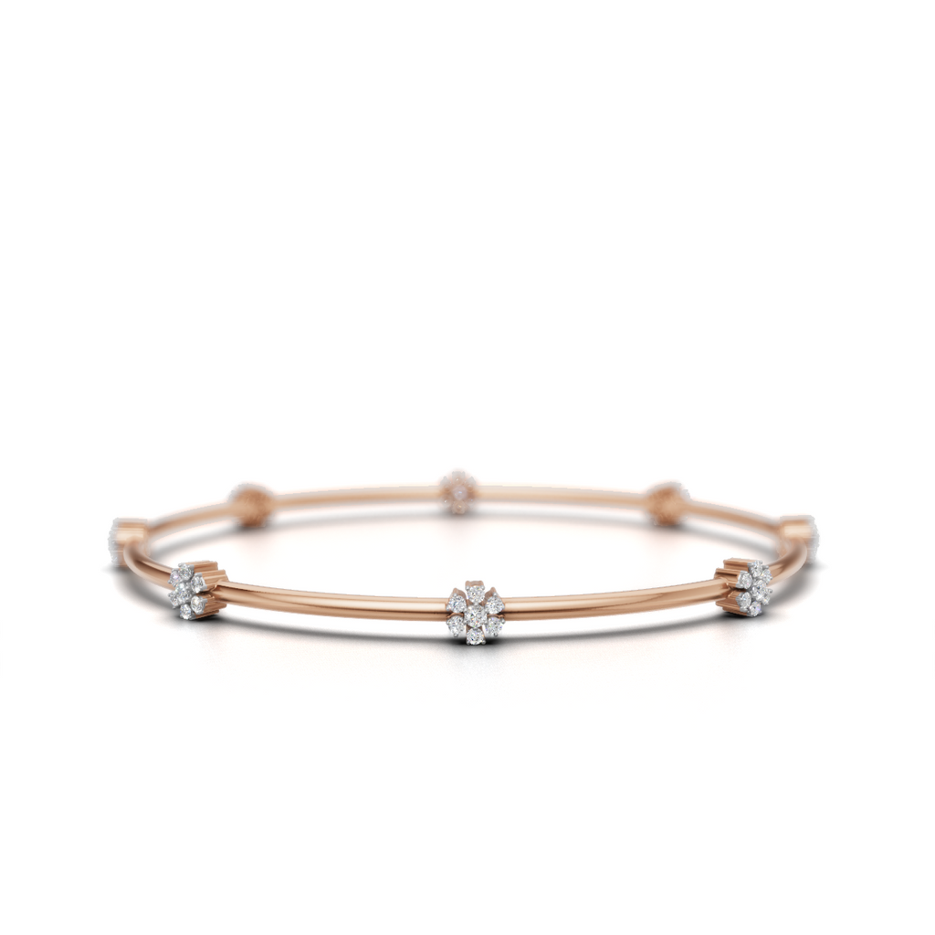 Petal Cascade Bangle