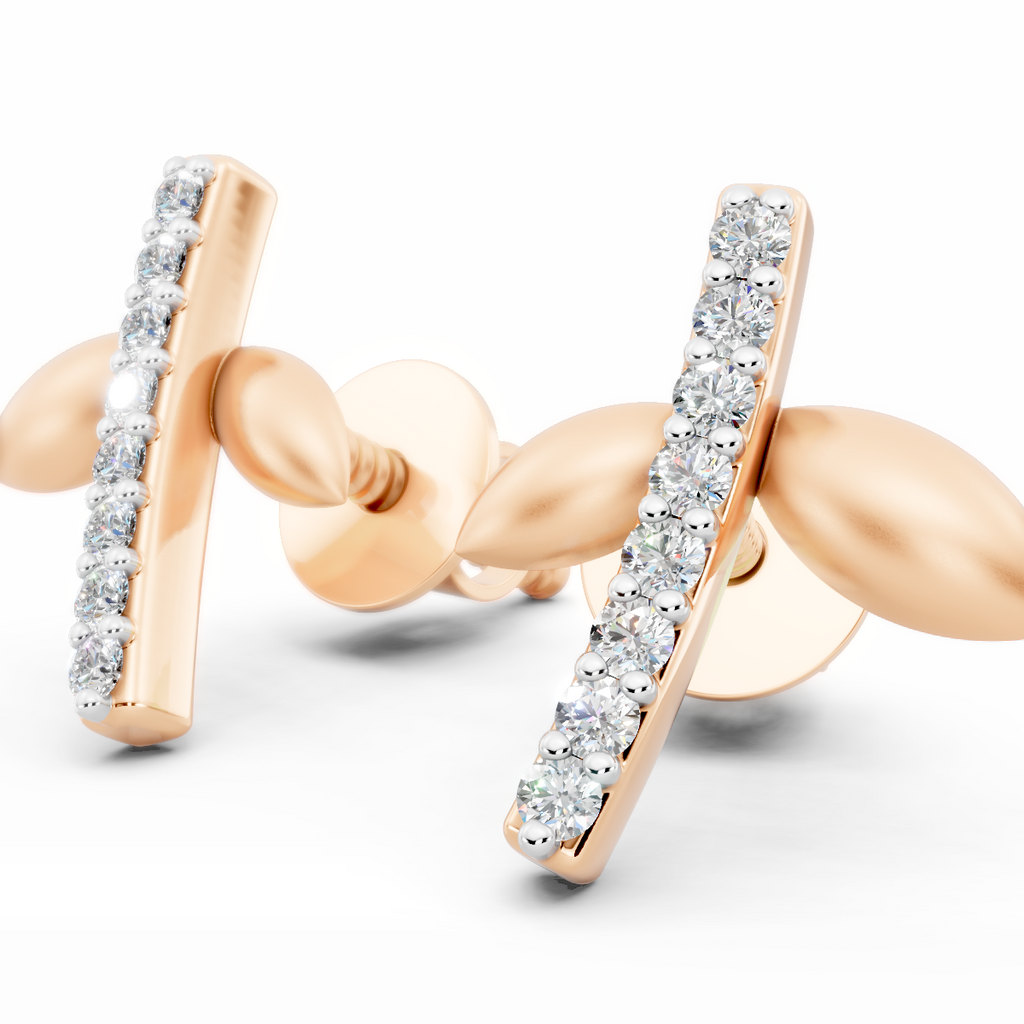 Linear Swirl Stud
