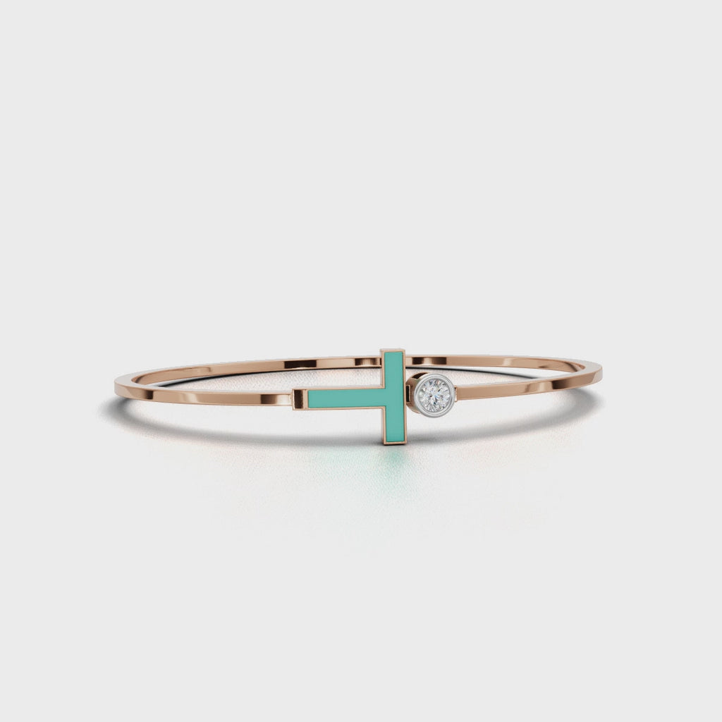 Turquoise T-Gleam Cuff