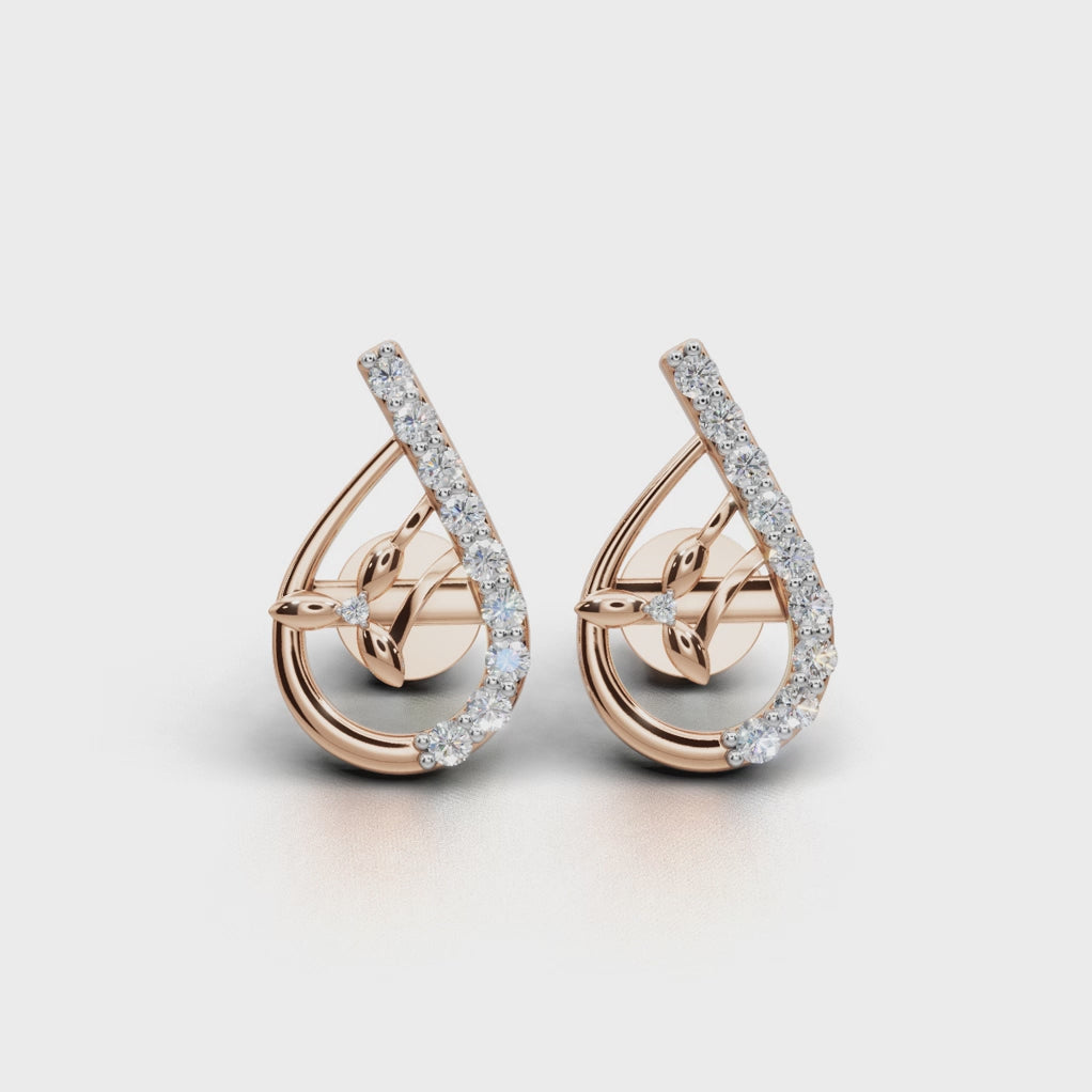 Dewdrop Cluster Studs