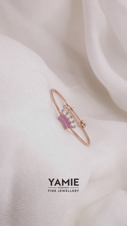 Crown baby cuff