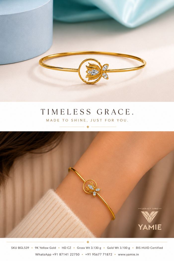 Lotus Bloom Bangle