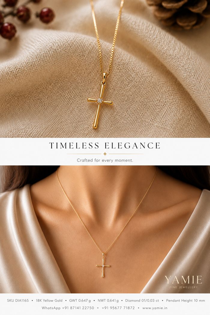 Solaire Classic Cross Pendant